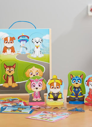 Melissa & Doug PAW Patrol Wooden Magnetic Pretend Play (64 Pieces)