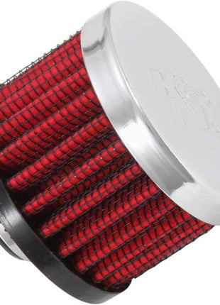 K&N Vent Air Filter/Breather: High Performance, Premium, Washable, Replacement Engine Filter: Flange Diameter: 0.375 in, Filter Height: 1.5 in, Flange Length: 0.4375 in, Shape: Breather, 62-1320