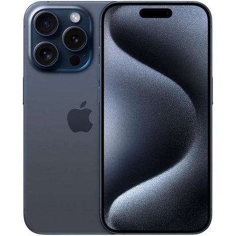 Apple iPhone 15 Pro Max, 256GB, Blue Titanium - Unlocked (Renewed)