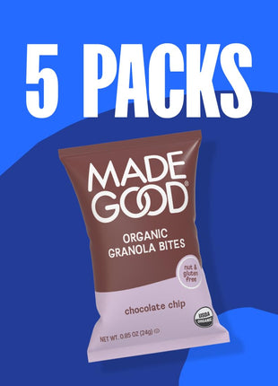 MadeGood Organic Chocolate Chip Granola Minis, 5ct x 0.85oz