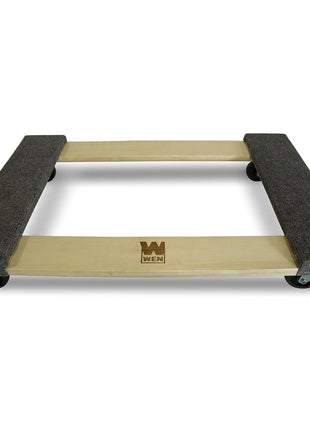 WEN 1320 lbs. Capacity 18 in. x 30 in. Hardwood Furniture Moving Dolly, Two Pack