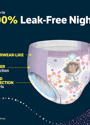 Goodnites Girls' Nighttime Bedwetting Underwear, Size S/M (43-68 lbs), 44 Ct (2 Packs of 22), Packaging May Vary