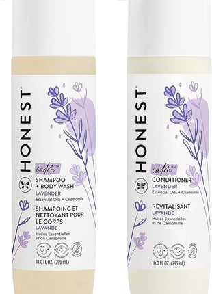 The Honest Company Shampoo, Body Wash, Conditioner, Lavender Calm, 20 fl oz