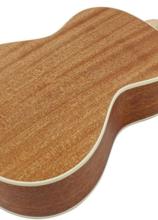 Kulana Deluxe Concert Ukulele, Mahogany Wood with Binding and Aquila Strings  Gig Bag