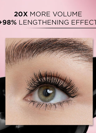 L'Oreal Paris Makeup Voluminous Lash Paradise Mascara, Voluptuous Volume, Intense Length, Feathery Soft Full Lashes, No Flaking, No Smudging, No Clumping, Blackest Black, 0.25 Fl Oz (Pack of 1)