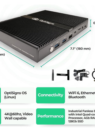 OptiSigns Pro Digital Signage Player
