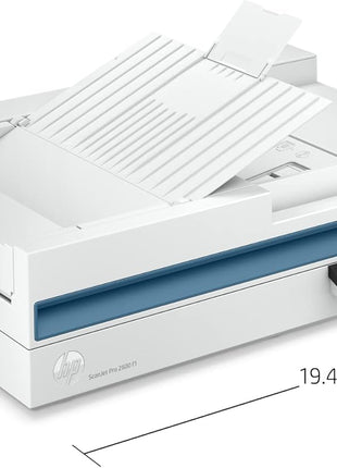 HP ScanJet Pro 2600 f1, White, Fast 2-Sided Scanning and Auto Document Feeder (20G05A)