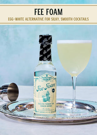 Fee Brothers Fee Foam   Cocktail Foamer and Mixer, Egg Substitute, Vegan Friendly, Gluten Free, 5 fl oz