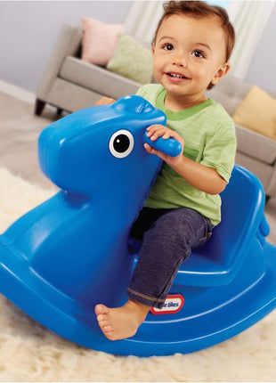 Little Tikes Rocking Horse Blue, 33.00 L x 10.00 W x 17.50 H Inches
