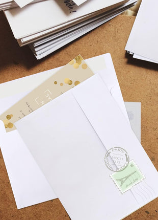 Joyberg 50 Packs 5x7 Envelopes, White A7 Envelopes for Invitations, Printable, Self Seal for Weddings, Invitations, Photos, Postcards, Greeting Cards, Mailing