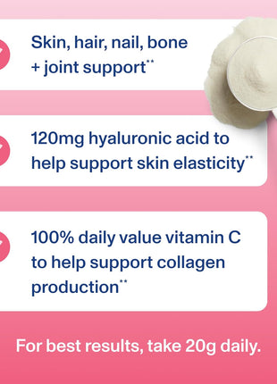 Vital Proteins Collagen Peptides Advanced, Strawberry Lemon, 10.5oz | Hyaluronic Acid & Vitamin C, Supports Hair Skin & Nails, Collagen Peptides, Strawberry Lemon Flavor, 13 Servings