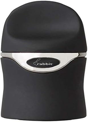 Rabbit Champagne and Wine Sealer, Airtight Wine and Champagne Stopper, Keeps Bubbles Fresh Longer, Easy to Use, Velvet Black, Essential Bar Tool
