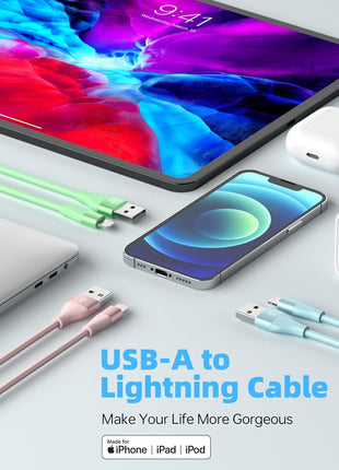 iPhone Charger 3Pack 10 FT Apple MFi Certified Lightning Cable Fast Charging iPhone Charger Cord Compatible with iPhone 14 13 12 11 Pro Max XR XS X 8 7 6 Plus SE iPad and More