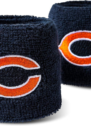 Franklin Sports NFL Team Logo Wristbands - Pair of Youth Wristbands for Costumes and Uniforms