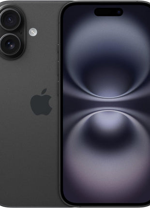 Apple iPhone 16, US Version, 128GB, Black - Unlocked (Renewed)