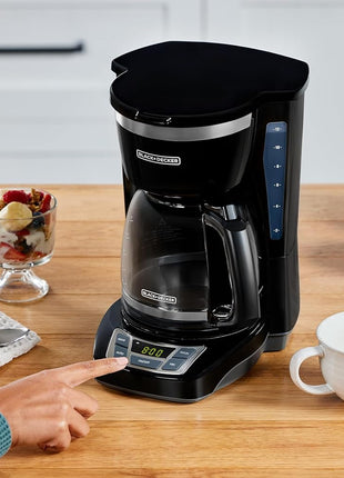 BLACK+DECKER 12-Cup Drip Coffee Maker with Vortex Brewing