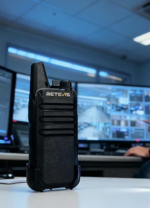 Retevis RT22 Walkie Talkies Rechargeable Hands Free 2 Way Radios Two-Way Radio(6 Pack) with 6 Way Multi Gang Charger