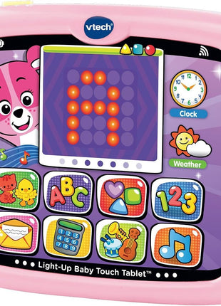 VTech Light-Up Baby Touch Tablet, Pink