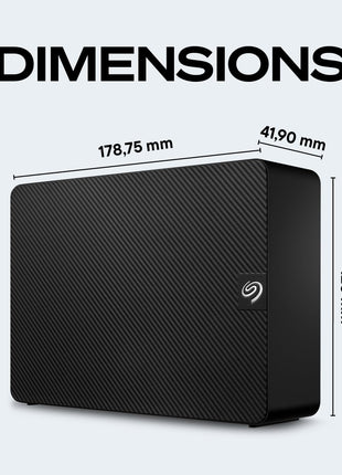 Seagate Expansion 20TB External Hard Drive HDD - USB 3.0, with Rescue Data Recovery Services (STKP20000400)