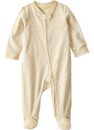 little planet by carter's unisex-baby Sleep and Play made with Organic Cotton, Botanical Butterfly Print, 3M