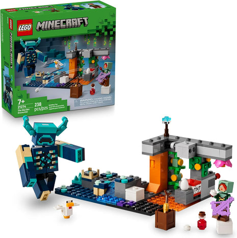 LEGO Minecraft The Warden Encounter Kids Toy - Collectible Building Set for Boys and Girls 7+- with Silent Ranger Minifigure - Great Birthday Gift for Gamers and Kids Who Love Minecraft Toys - 21274