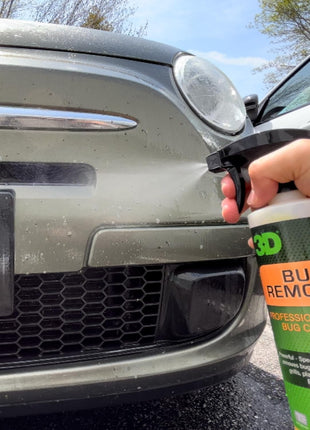 3D Bug Remover - All Purpose Exterior Cleaner & Degreaser to Wipe Away Bugs on Plastic, Rubber, Metal, Chrome, Aluminum, Windows & Mirrors, Suitable for use on Car Paint, Wax & Clear Coat