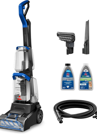 BISSELL TurboClean PET, Upright Carpet & Upholstery Cleaner, 3948 | TurboClean technology for powerful pet hair and stain removal; upright design for full-room carpet care