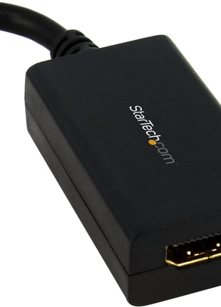 StarTech.com Mini DisplayPort To HDMI Adapter - 1080p - Mini DP To HDMI Monitor/Display/TV - Passive mDP 1.2 to HDMI Adapter Dongle Video Converter - Upgraded Version Is MDP2HDEC (MDP2HDMI),Black