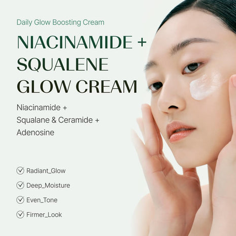 Face Cream with Niacinamide, Squalane & Adenosine, Radiant Skin, 1.69oz