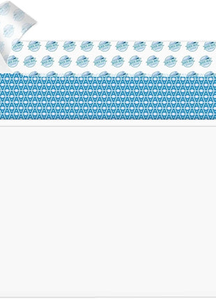 Aimoh 500#10 Security Self Seal Envelopes, Windowless, Premium Security Tint Pattern, Ultra Strong Quick Seal Closure, EnveGuard, Size 4-1/8 x 9-1/2 inch, White, 24LB, 500 Count(34010)