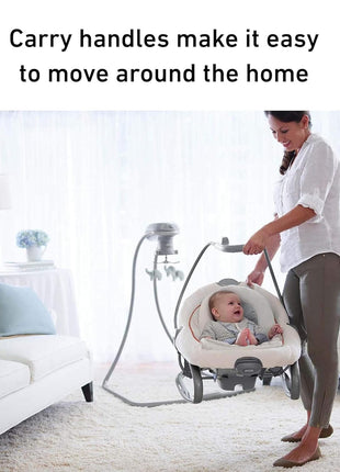 Graco DuetSoothe Swing and Rocker with Removable Swing Seat and 6 Swinging Speeds for Toddler Swing Seat and Swing Chair