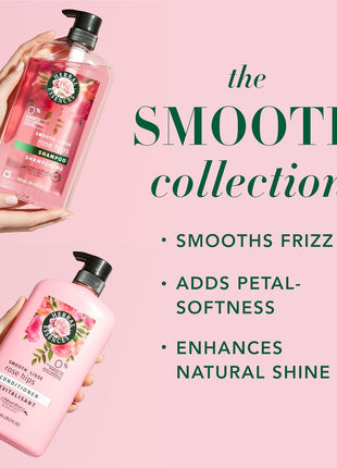 Herbal Essences Shampoo & Conditioner Set, Smooth Collection, Paraben-Free, Color-Safe, with Rose Hips & Vitamin E, 29.2 Fl Oz Each, 2-Pack