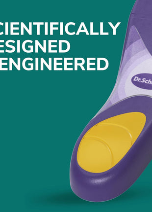Dr. Scholl’s Prevent Pain Insoles for Women, Size 6-10, 1 Pair: The Only Proven Insole to Prevent Lower Body Pain - Arch Support Shoe Inserts for Women, Protect Against Lower Back, Knee and Foot Pain