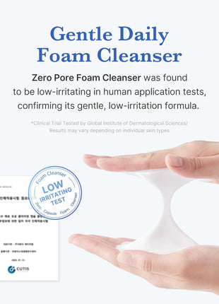 medicube Facial Cleanser Zero Foam Cleanser | Daily Gentle Cleansing Foam for Sensitive Skin | Excess Sebum Control, Hydration, Pore Minimization | Korean Skincare, 4.23 oz