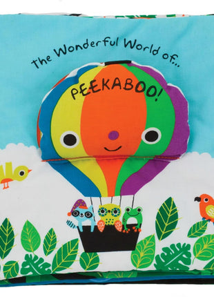 Melissa & Doug Soft Activity Baby Book - The Wonderful World of Peekaboo! Lift The Flap Busy Book for Toddlers, Sensory Toys for Babies and Toddlers