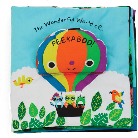 Melissa & Doug Soft Activity Baby Book - The Wonderful World of Peekaboo! Lift The Flap Busy Book for Toddlers, Sensory Toys for Babies and Toddlers