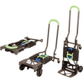 COSCO Shifter Multi-Position Folding Hand Truck and Cart, 300 lb. Weight Capacity, Green, 12222PBG1E