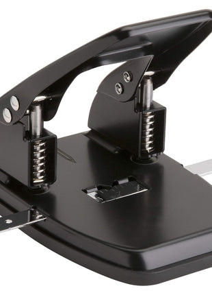 Business Source Heavy-Duty Hole Punch (65626), Black, Small (1-24)