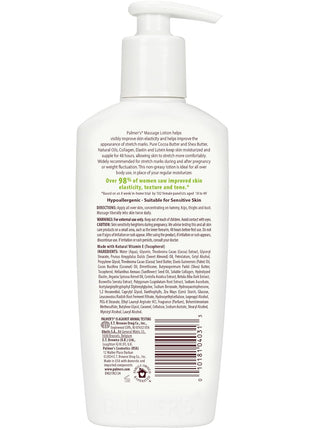 Palmer's Cocoa Butter Formula Massage Lotion For Stretch Marks, Pregnancy Skin Care, Belly Cream with Collagen, Elastin, Argan OIl and Shea Butter, 8.5 Ounces
