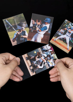 1000ct Soft Trading Card Sleeves - Clear Penny Sleeves, Toploaders for Trading Cards, Card Protector Sleeves for Standard Cards, Baseball Cards, Sports Cards, Game Cards, MTG, Football Cards