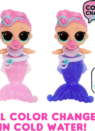 LOL Surprise Mermaids Baby Sisters with Color Change Tail, 8 Dolls to Collect, Fashion Accessories, Great Gift for Kids Ages 4+