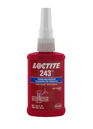 Loctite 1329467 243 Blue Medium Strength Threadlockers, 1.69 Ounces, 50 mL, 3/4 inch Thread