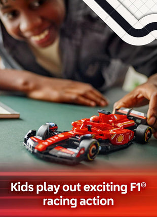 LEGO Speed Champions Ferrari SF-24 F1 Race Car Toys - Building Sets for Kids, Boys & Girls, Ages 10+ - Ferrari F1 Model Car Kits for Display or Play - Gift Ideas for Birthdays and Fans - 77242