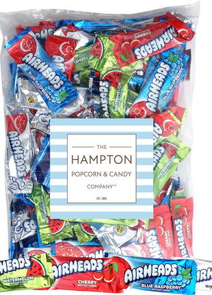 Airheads Candy Mini Bars, Assorted Flavors, 2 Pounds (Approx. 70 Pieces) Airheads Bulk Bag, Individually Wrapped Candy, Mini Airhead
