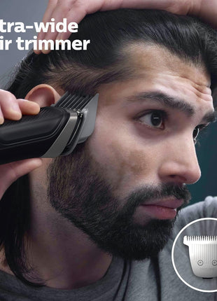 Philips Norelco Multigroom 5000 Series, All-in-One Trimmer and Hair Clipper, 18-Piece Men's Grooming Kit for Beard, Face, Hair, Body and Intimate Areas, No Blade Oil Needed, Model MG5910/49