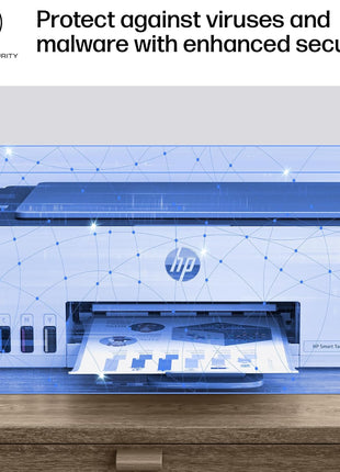 HP Smart Tank 5101 Wireless All-in-One Refillable Printer, Scanner, Copier with 2 Years of Ink Included, Wireless (2.4ghz only) Printer-for-Home use (1F3Y0A)
