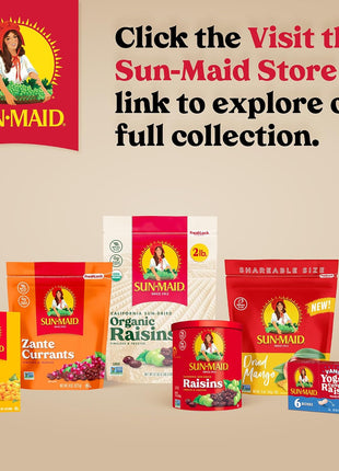 Sun Maid California Golden Raisins   12 oz Sharing Size Box   Dried Fruit Snack for Lunches, Snacks, and Natural Sweeteners