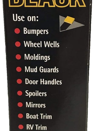 Forever Black Bumper & Trim Kit (NEW Improved Formula & Larger Size)