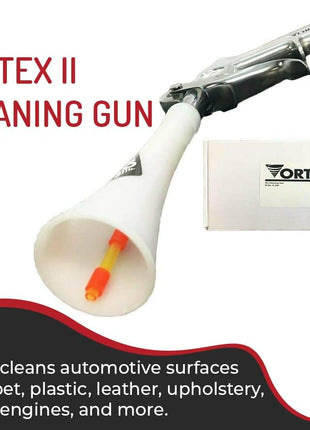HI-TECH Vortex II Air Cleaning Gun – Pro Auto Detailing Tool for Deep Cleaning Interiors & Exteriors – Uses Air Compressor – Blasts Dust, Dirt & Grime Fast