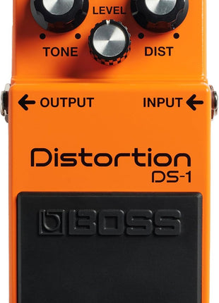 BOSS DS-1 Distortion | Compact Distortion Pedal | The Benchmark in Guitar Distortion | Hard-edged Attack & Smooth Sustain | Wide Tone Range